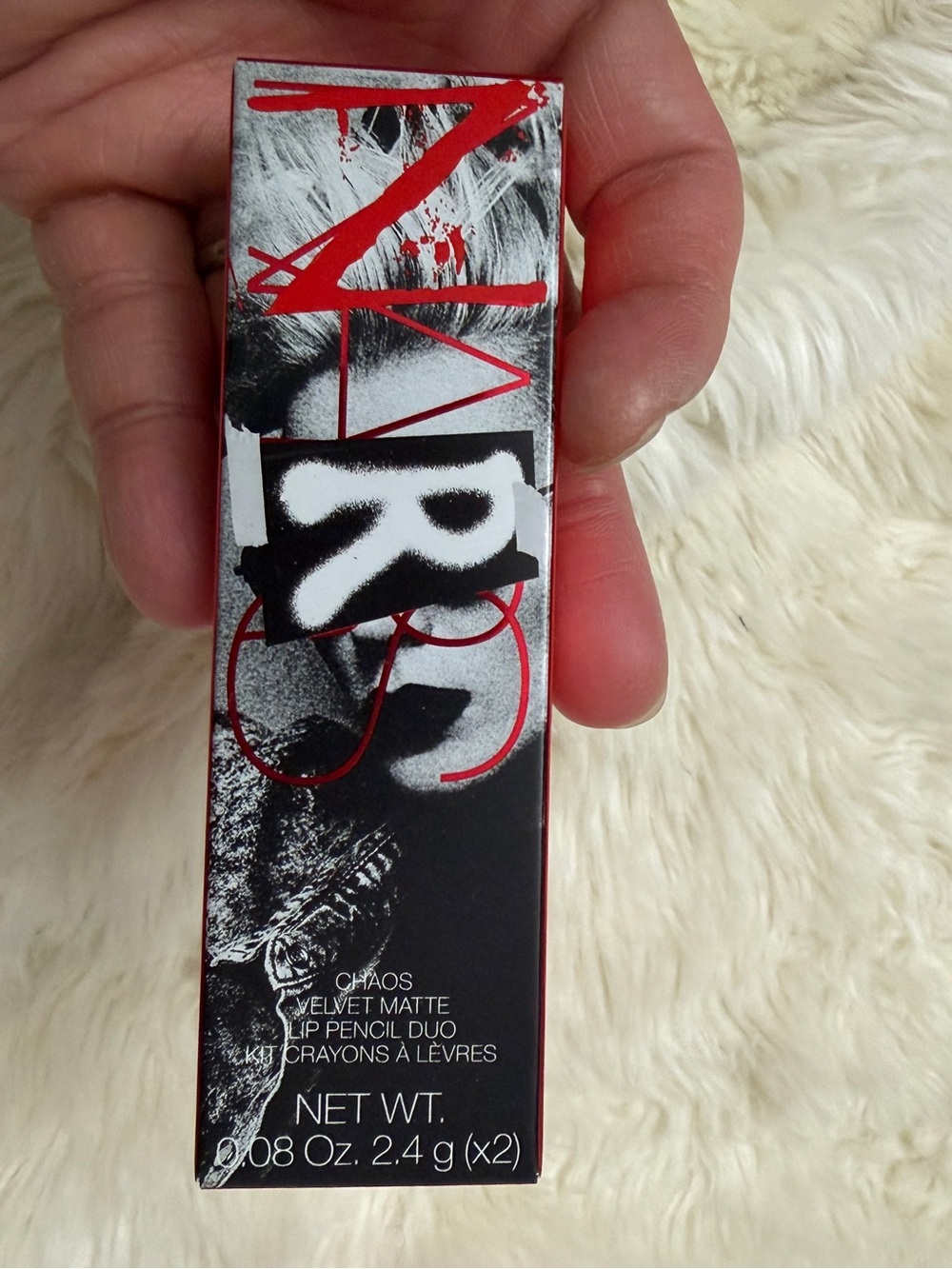 NARS Chaos Velvet Matte Lip Pencil Duo set